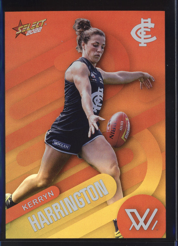 Kerryn Harrington 2022 AFL- Select Footy Stars AFLW Sunset Parallel