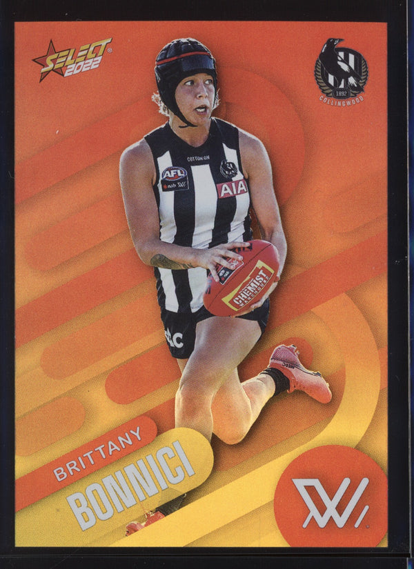 Brittany Bonnici 2022 AFL- Select Footy Stars AFLW Sunset Parallel