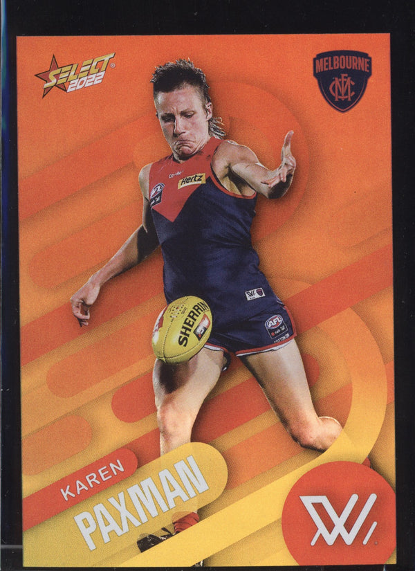 Karen Paxman 2022 AFL- Select Footy Stars AFLW Sunset Parallel