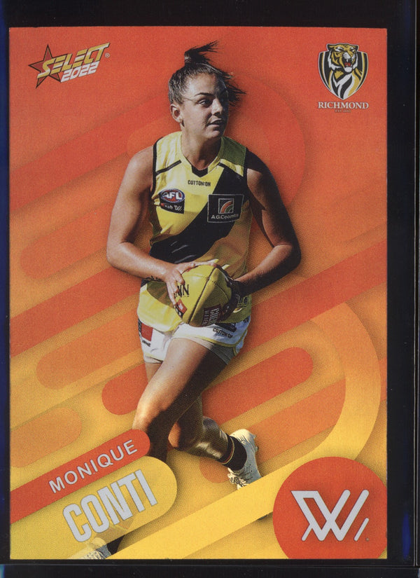 Monique Conti 2022 AFL- Select Footy Stars AFLW Sunset Parallel