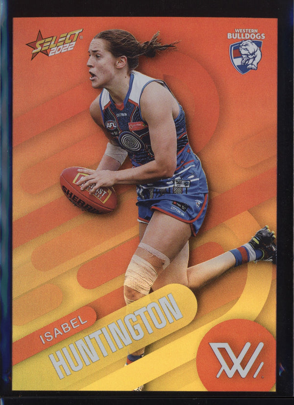 Isabel Huntington 2022 AFL- Select Footy Stars AFLW Sunset Parallel