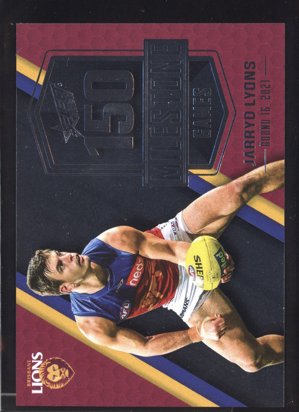 Jarryd Lyons 2022 AFL- Select Footy Stars Milestone Games