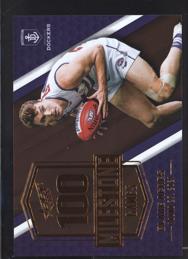 Blake Acres 2022 AFL- Select Footy Stars Milestone Games