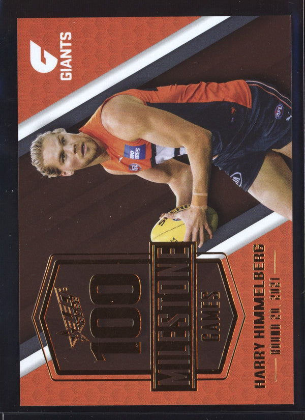 Harry Himmelberg 2022 AFL- Select Footy Stars Milestone Games