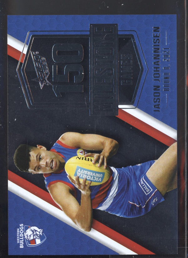 Jason Johannisen 2022 AFL- Select Footy Stars Milestone Games