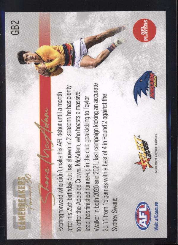 Shane McAdam 2022 AFL- Select Footy Stars Gamebreakers