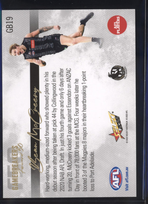 Beau McCreery 2022 AFL- Select Footy Stars Gamebreakers