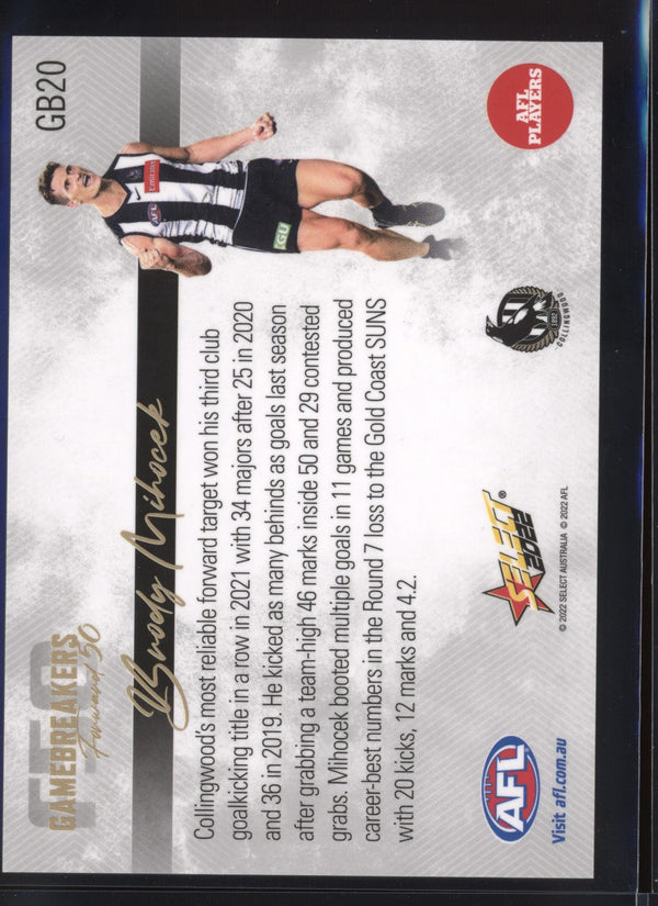 Brody Mihocek 2022 AFL- Select Footy Stars Gamebreakers