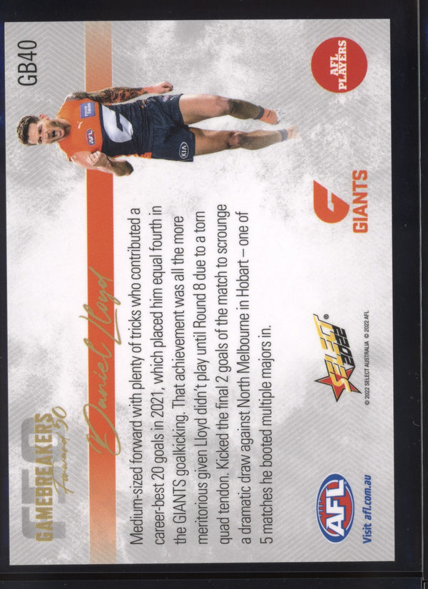 Daniel Lloyd 2022 AFL- Select Footy Stars Gamebreakers