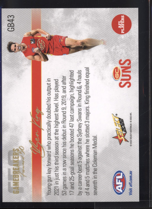 Ben King 2022 AFL- Select Footy Stars Gamebreakers