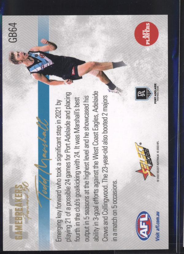 Todd Marshall 2022 AFL- Select Footy Stars Gamebreakers