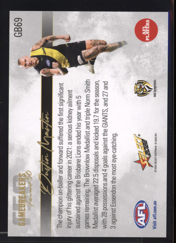 Dustin Martin 2022 AFL- Select Footy Stars Gamebreakers