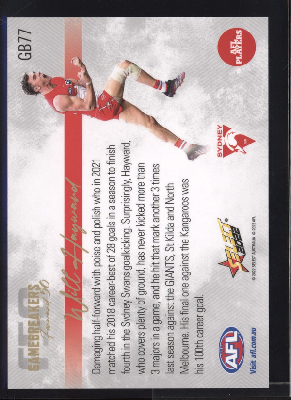 Will Hayward 2022 AFL- Select Footy Stars Gamebreakers