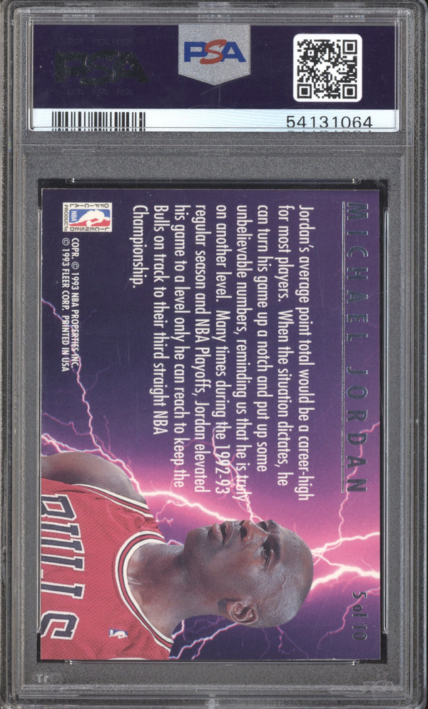 Michael Jordan  1993/94 Fleer Ultra 5 Scoring Kings PSA 9 ALV