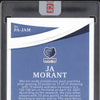 Ja Morant  2020/21 Panini Immaculate PA-JAM Patch Auto 21/25  ALV