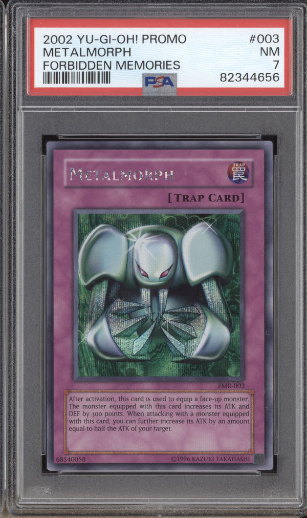 Metalmorph 2002 YuGiOh  003 Forbidden Memories Promo PSA 7 ASR