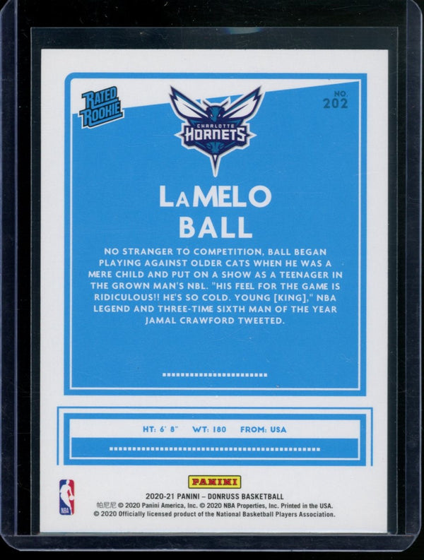 LaMelo Ball 2020-21 Panini  Donruss  RC