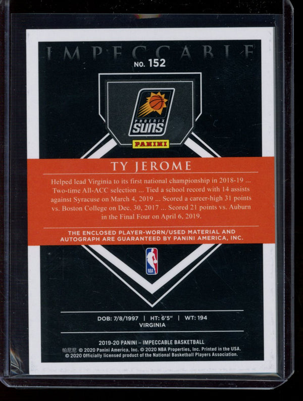 Ty Jerome 2019-20 Panini Impeccable Elegance RPA RC 44/99