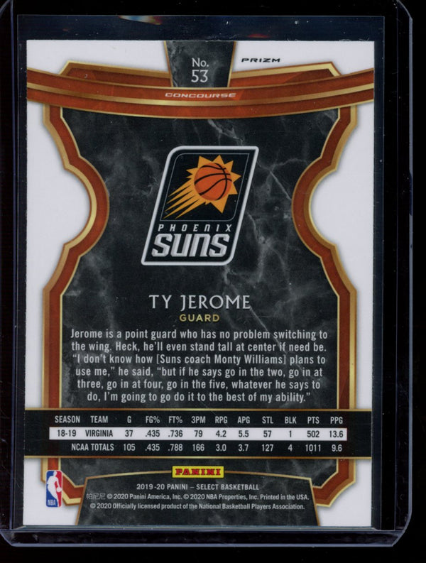 Ty Jerome 2019-20 Panini Select Gold Wave Concourse RC