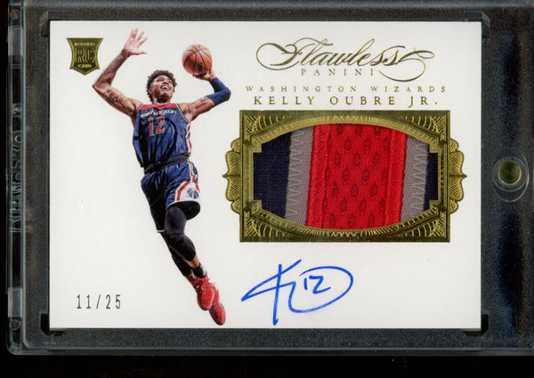 Kelly Oubre Jr 2015-16 Panini Flawless Patch Auto RC 11/25