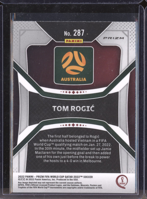 Tom Rogic 2022 Panini Prizm World Cup 287 Silver