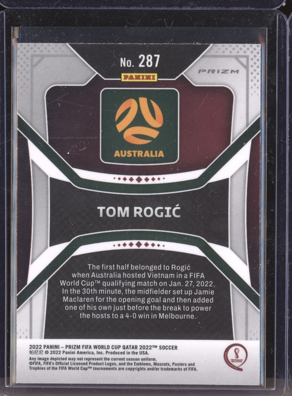 Tom Rogic 2022 Panini Prizm World Cup 287 Hyper