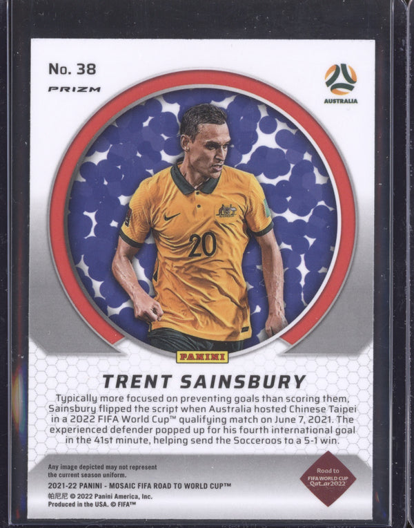 Trent Sainsbury 2021-22 Panini Mosaic RTWC 38 International Men of Mastery Mosaic