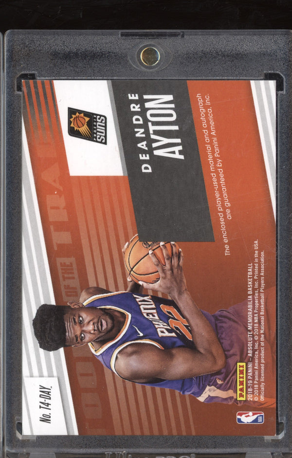 DeAndre Ayton 2018-19 Panini Absolute Tools of the Trade Quad Patch auto RC 4/5