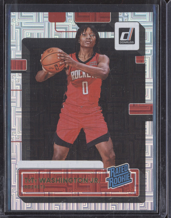 TyTy Washington Jr 2022-23 Panini Donruss 229 Choice RC