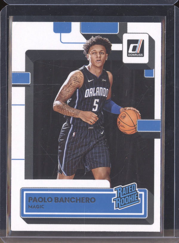 Paolo Banchero 2022-23 Panini Donruss 201 RC