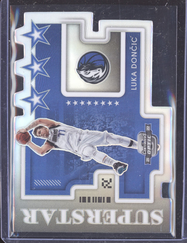 Luka Doncic 2021-22 Panini Contenders Optic 4 Superstars