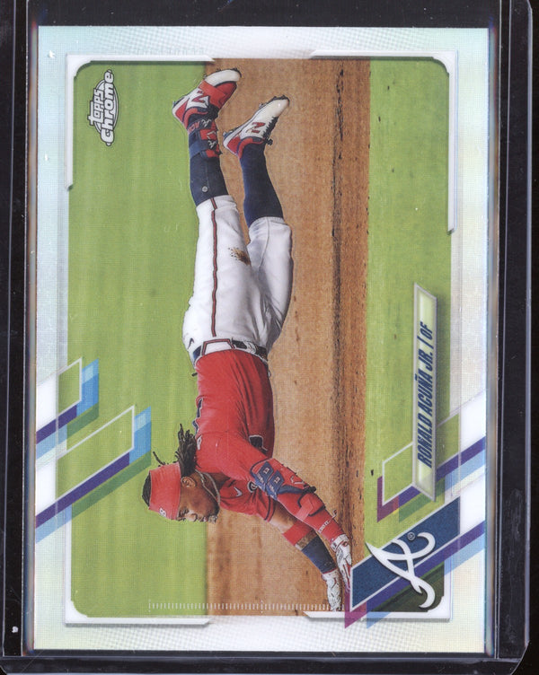 Ronald Acuna Jr. 2021 Topps  Chrome Refractor