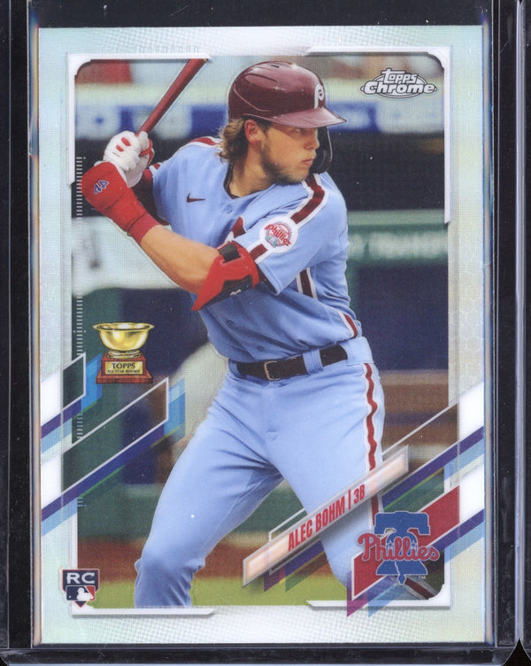 Alec Bohm 2021 Topps  Chrome Refractor RC