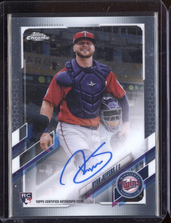 Ryan Jeffers 2021 Topps Chrome Rookie Autographs RC