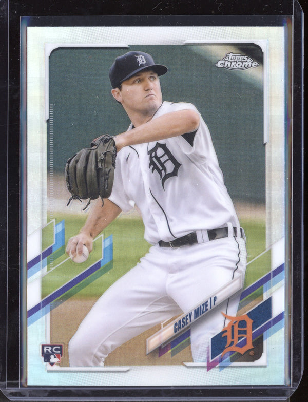 Casey Mize 2021 Topps Chrome Refractor Rookie RC