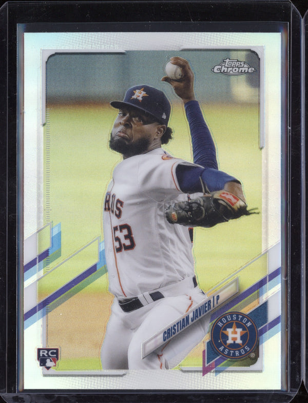 Cristian Javier 2021 Topps Chrome Refractor Rookie RC