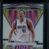 Dirk Nowitzki 2020-21 Panini Prizm Fearless Silver Prizm