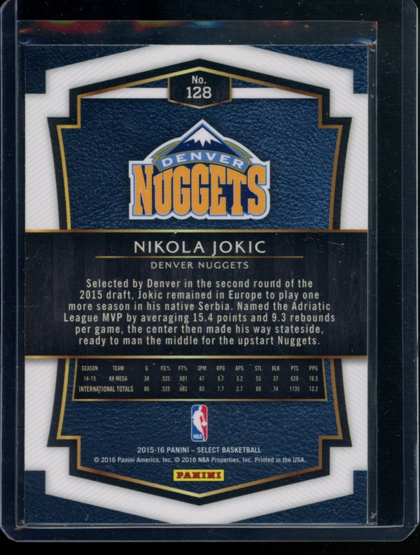 Nikola Jokic 2015-16 Panini Select  RC