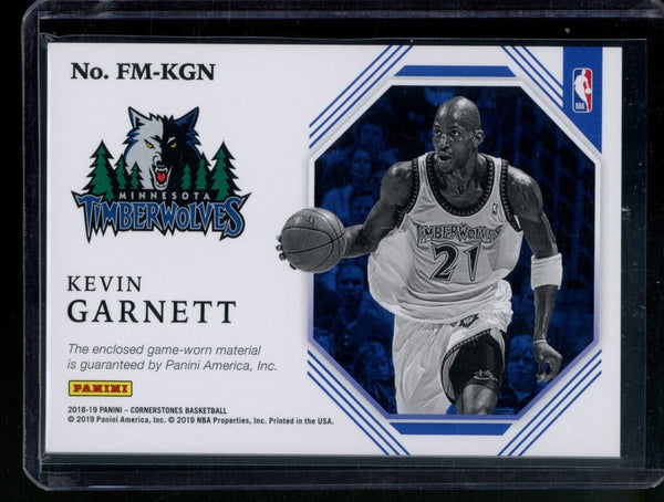 Kevin Garnett 2018-19 Panini Cornerstones Foundations