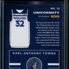 Karl-Anthony Towns 2019-20 Panini Contenders Optic Uniformity Silver Prizm