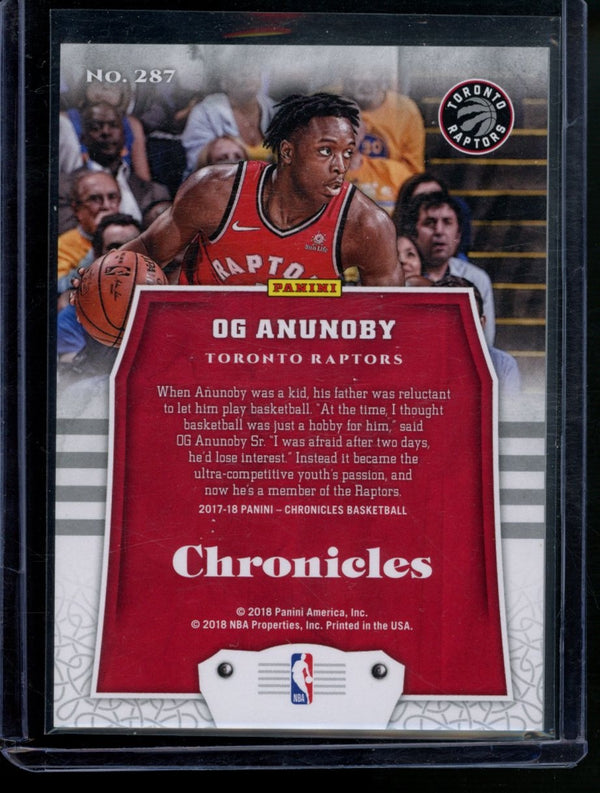 OG Anouby 2017-18 Panini Chronicles Artist Proof RC 095/199