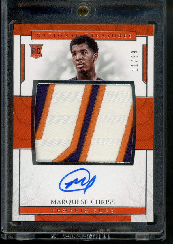 Marquese Chriss 2016-17 Panini National Treasures Rookie Patch Auto RC 11/99