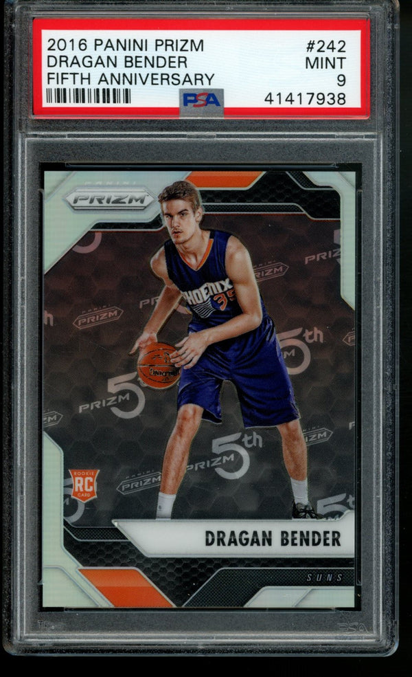 Dragan Bender 2016-17 Panini Prizm Fifth Anniversary Silver Prizm RC  9