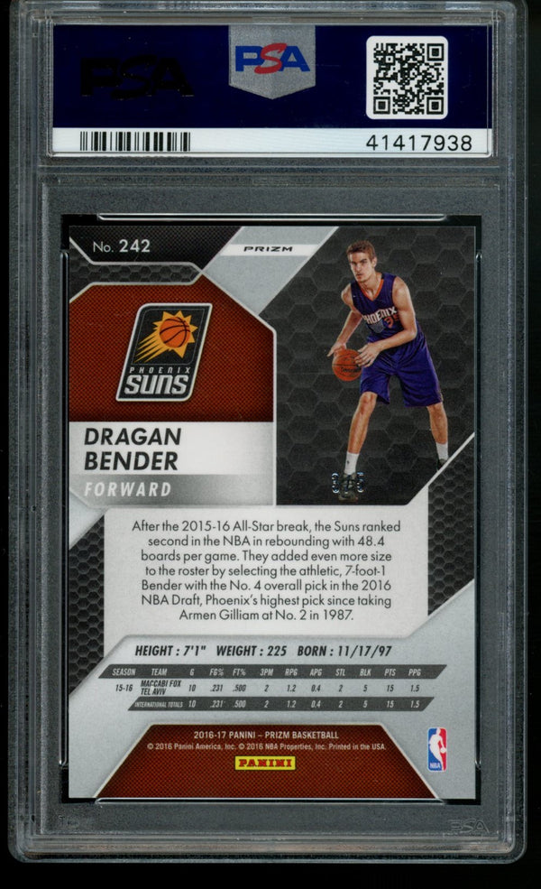 Dragan Bender 2016-17 Panini Prizm Fifth Anniversary Silver Prizm RC  9