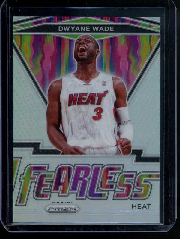 Dwayne Wade 2020-21 Panini Prizm Fearless Silver Prizm