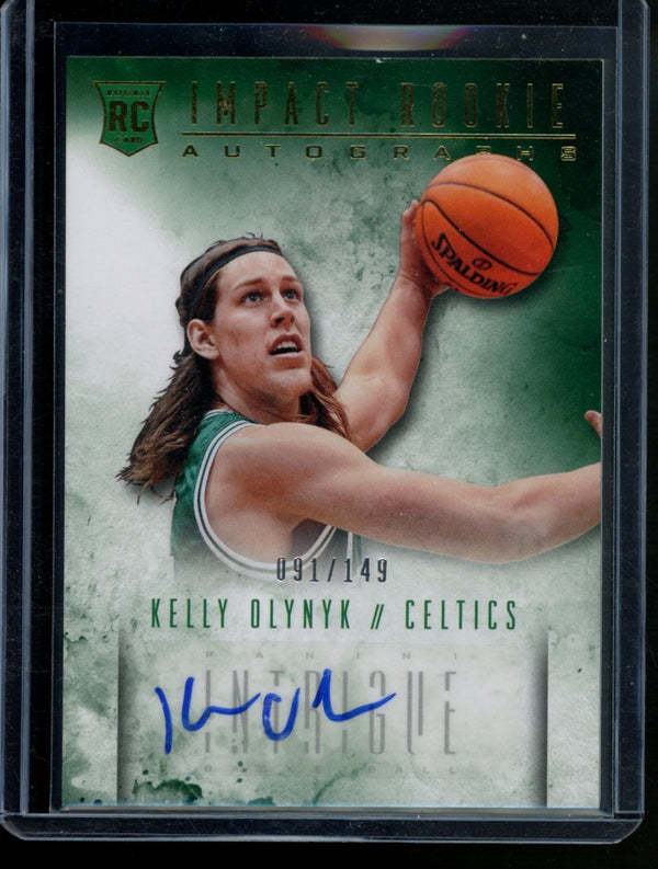 Kelly Olynyk 2013-14 Panini Intrigue Impact Rookie Auto RC 091/149