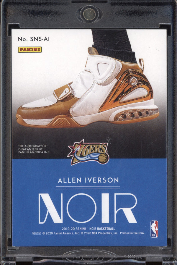 Allen Iverson 2019-20 Panini Noir Sneaker Spotlight 93/99