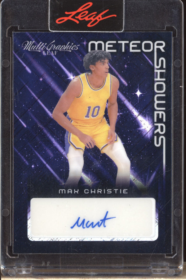 Max Christie GG Jackson 2022 Leaf Multi Graphics Meteor Showers Auto RC 10/25