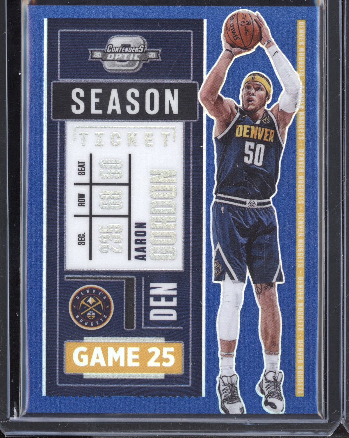 Aaron Gordon 2020-21 Panini Contenders Optic Blue 26/99