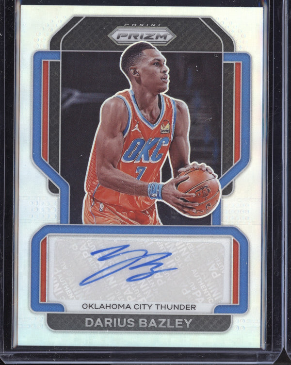 Darius Bazley 2021-22 Panini Prizm Signatures Silver